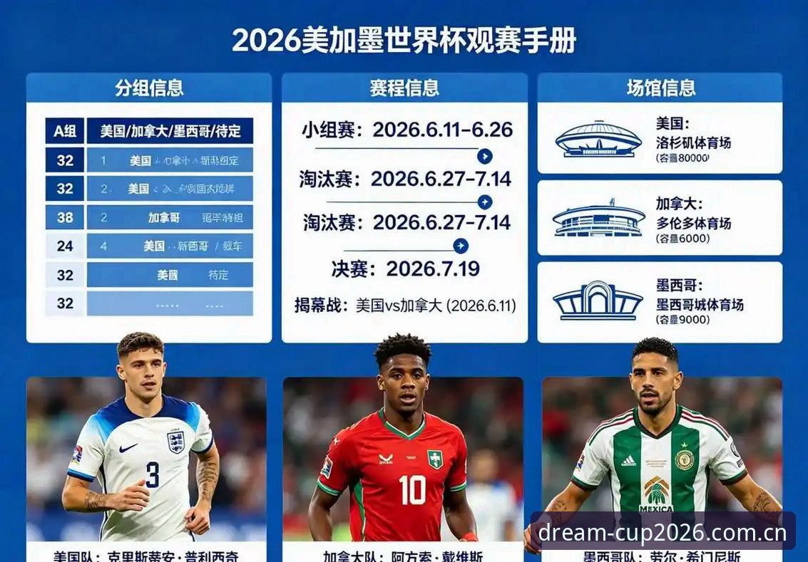 世界杯时间表查询 2026世界杯赛程时间表查询全新升级:美加墨三国联动,观赛体验迎来突破性变革